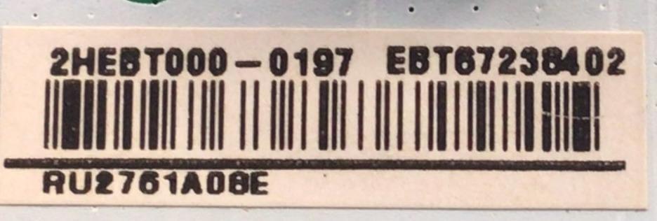 MAIN PARA SMART TV LG 4K / NUMERO DE PARTE EBT67238402 / EAX69581205 / 2HEBT000-0197 / RU2761A08E / 67238402 / DISPLAY ST7461D01-8 / MODELO 75UQ7070ZUD.BUSCLKR - Imagen 2